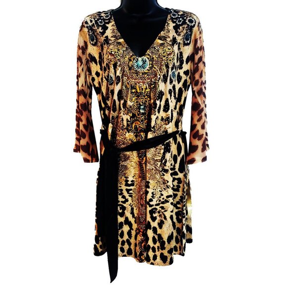 Leopard Queen Women's Embellished Dress - Picture 2 of 5